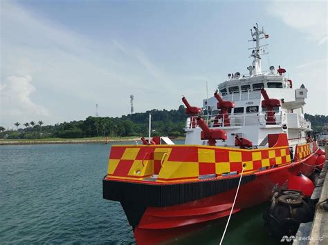 SCDF unveils 'world's most powerful marine firefighting vessel'.